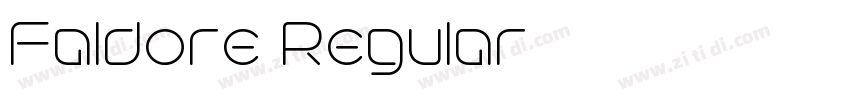 Faldore Regular字体转换 Faldore Regular字体转换